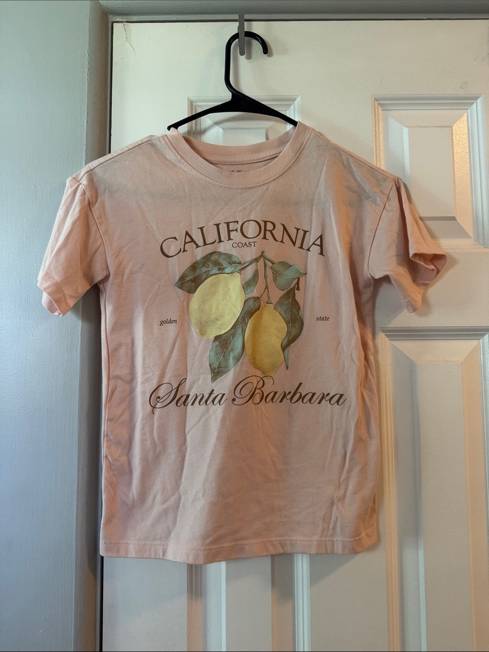 Cat & Jack Pale Pink California Coast Lemon Graphic Tee
